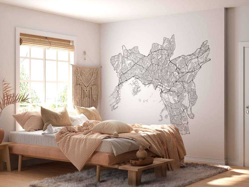 Carte d'Oslo, blanc
