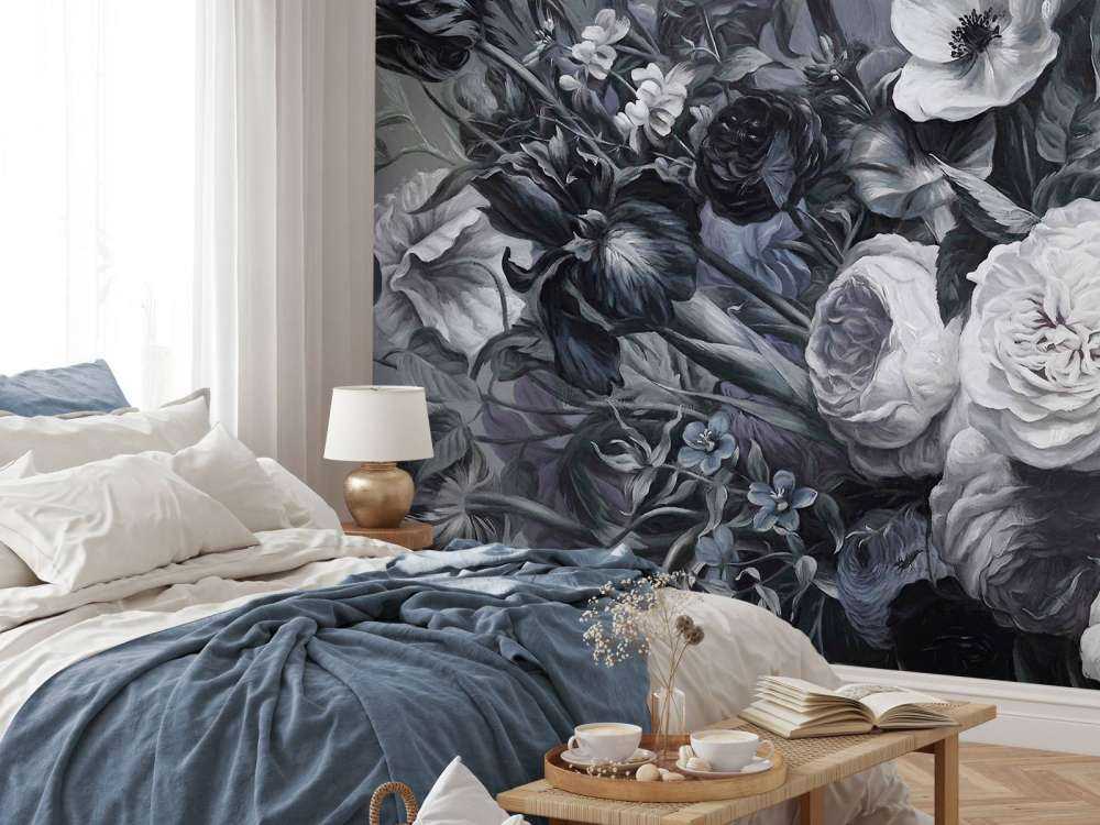 Grand bouquet gris