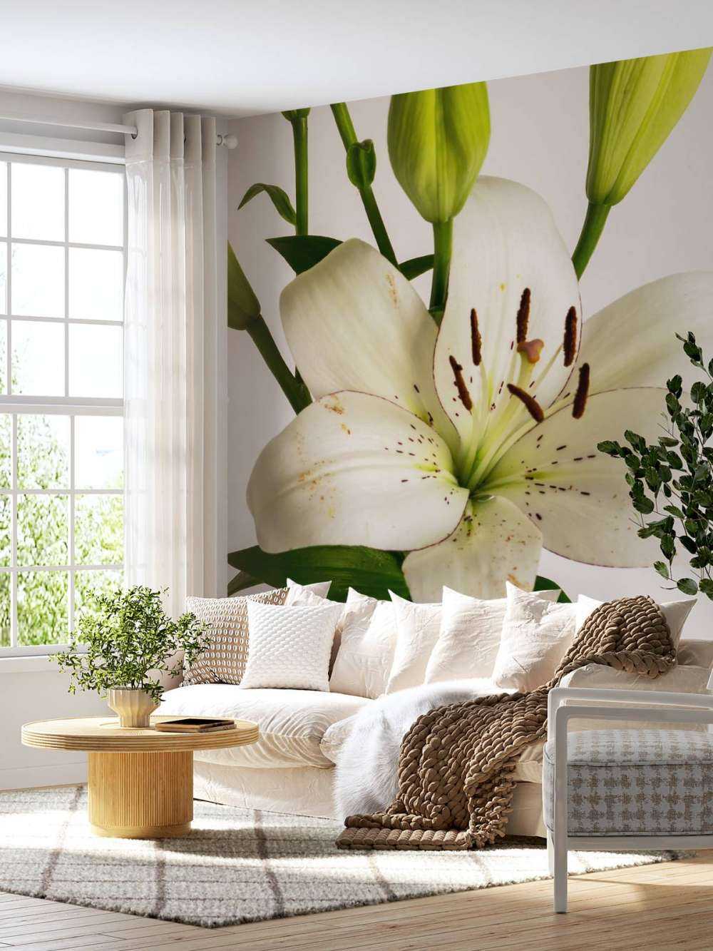 Fleur de lys blanc