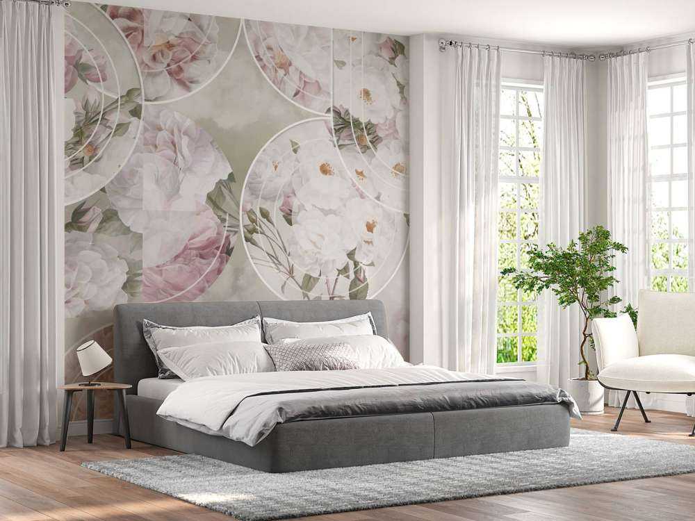 Élégance florale intemporelle - Rose vert
