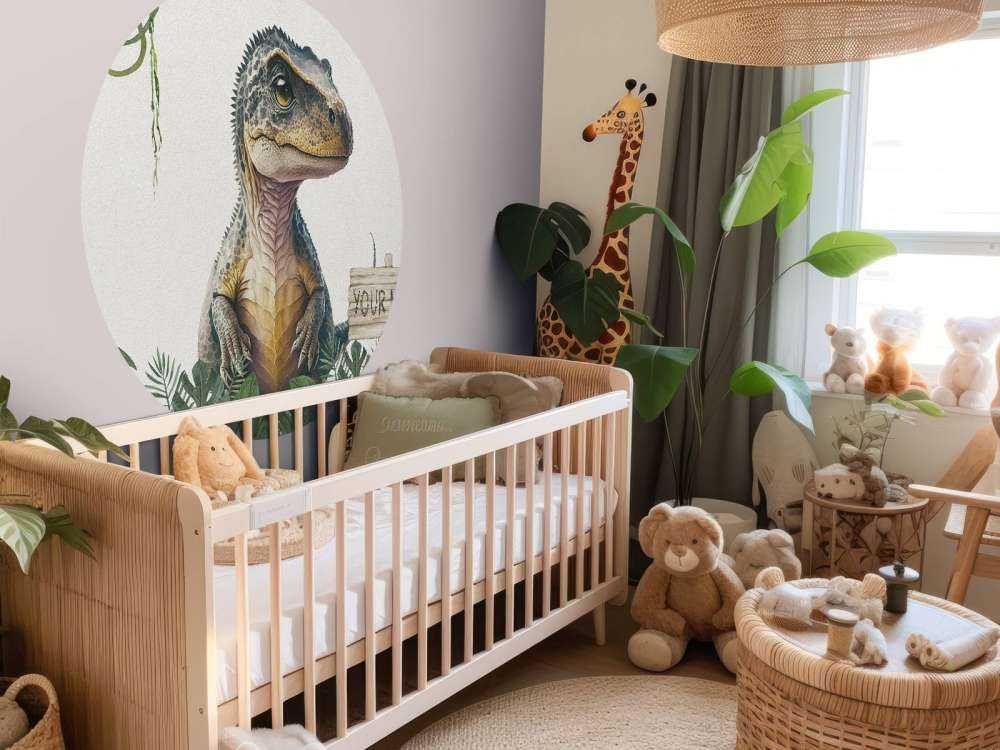 Bébé T-rex dans la jungle