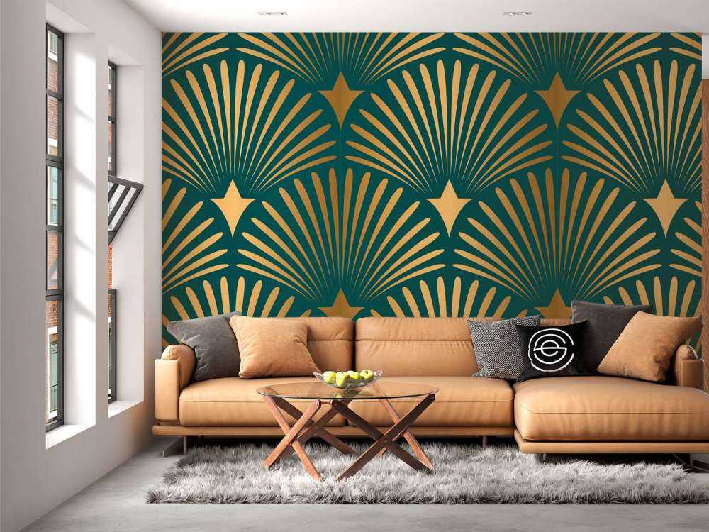 Motif de palmettes