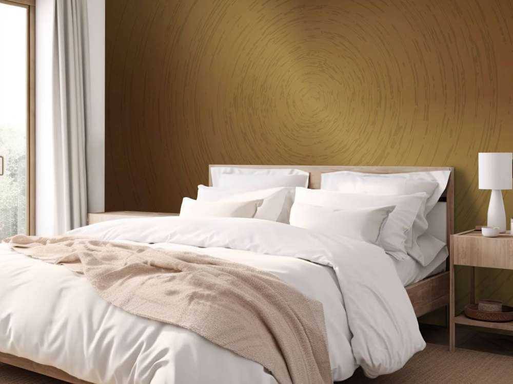 Fond circulaire en bronze