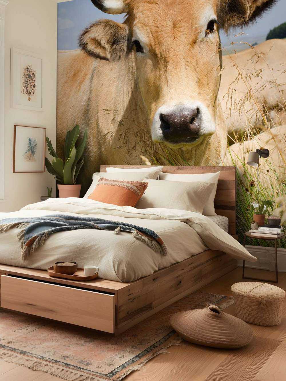 Vache à cornes