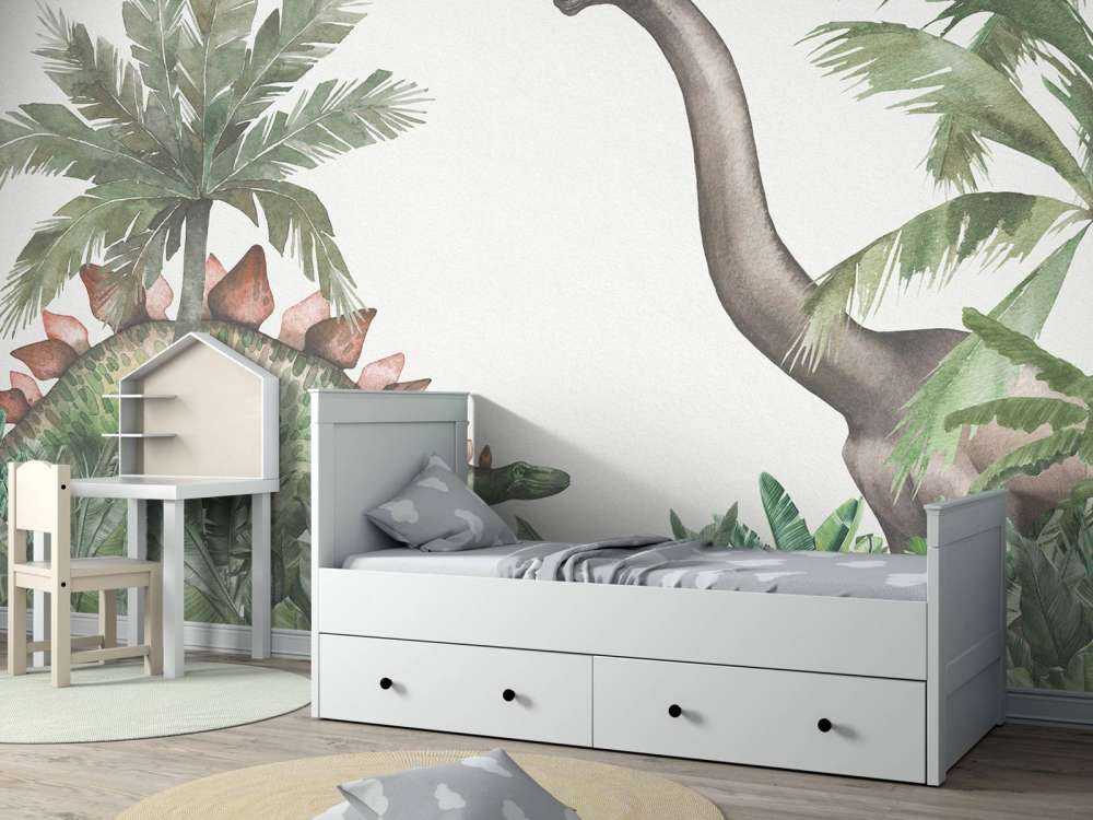 Dinosaures dans la jungle