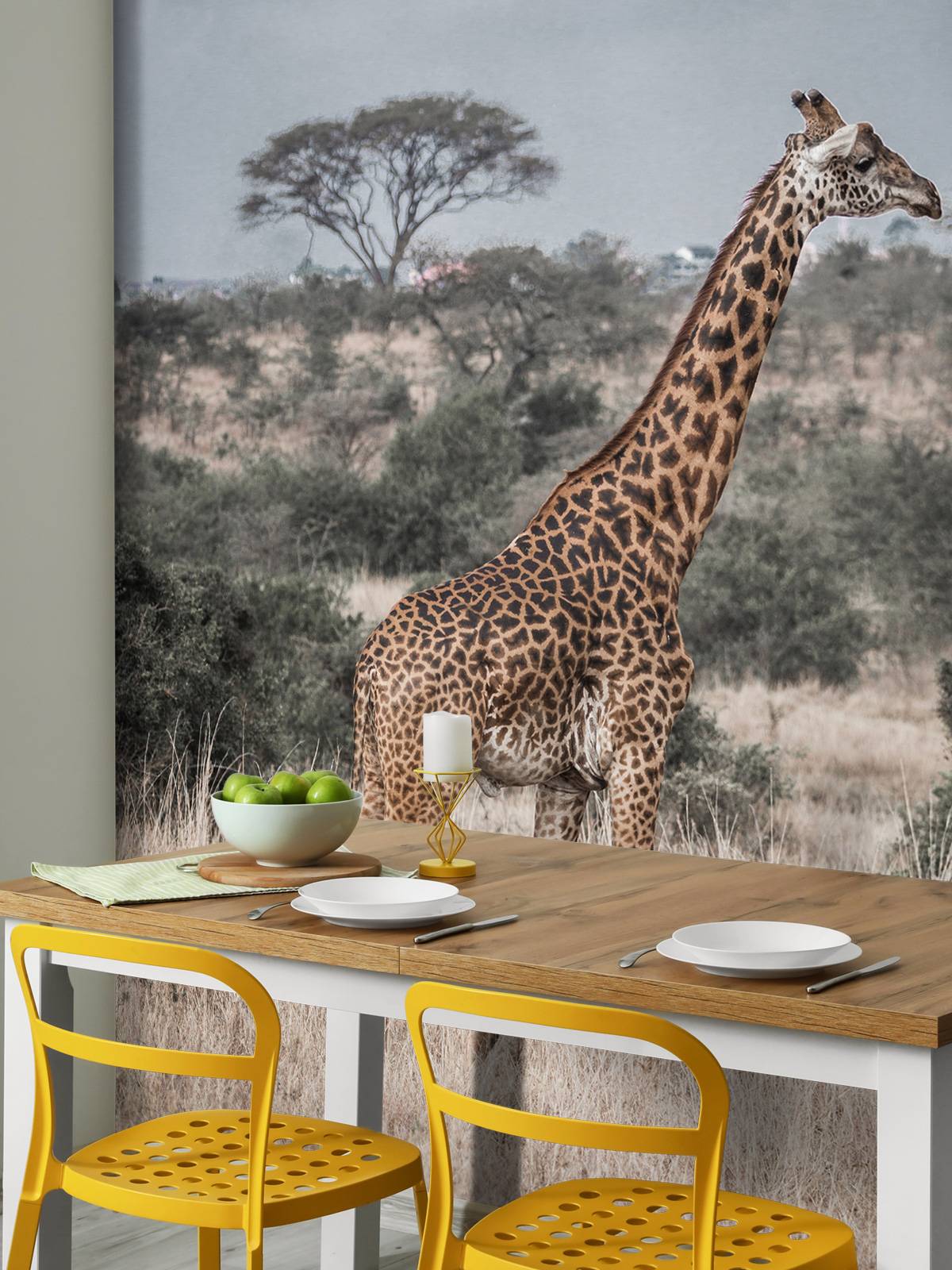 Portrait de girafe