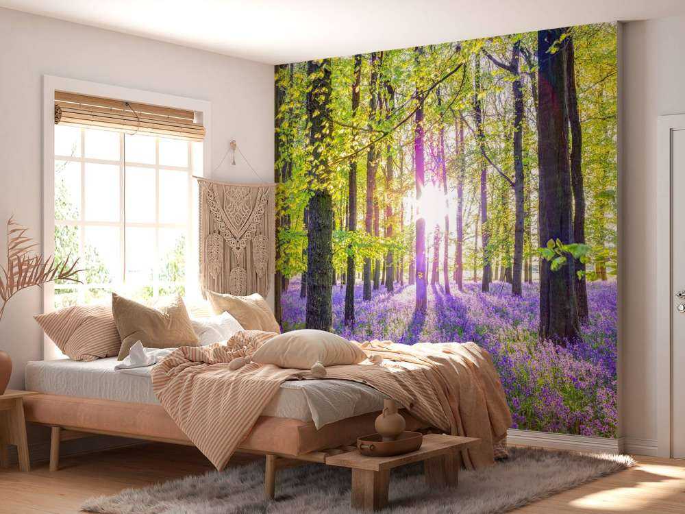 Forêt colorée
