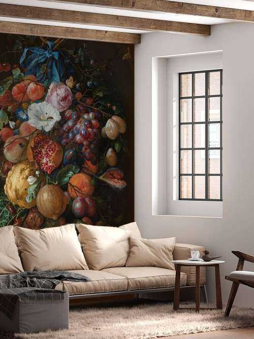 Festin de fruits et de fleurs