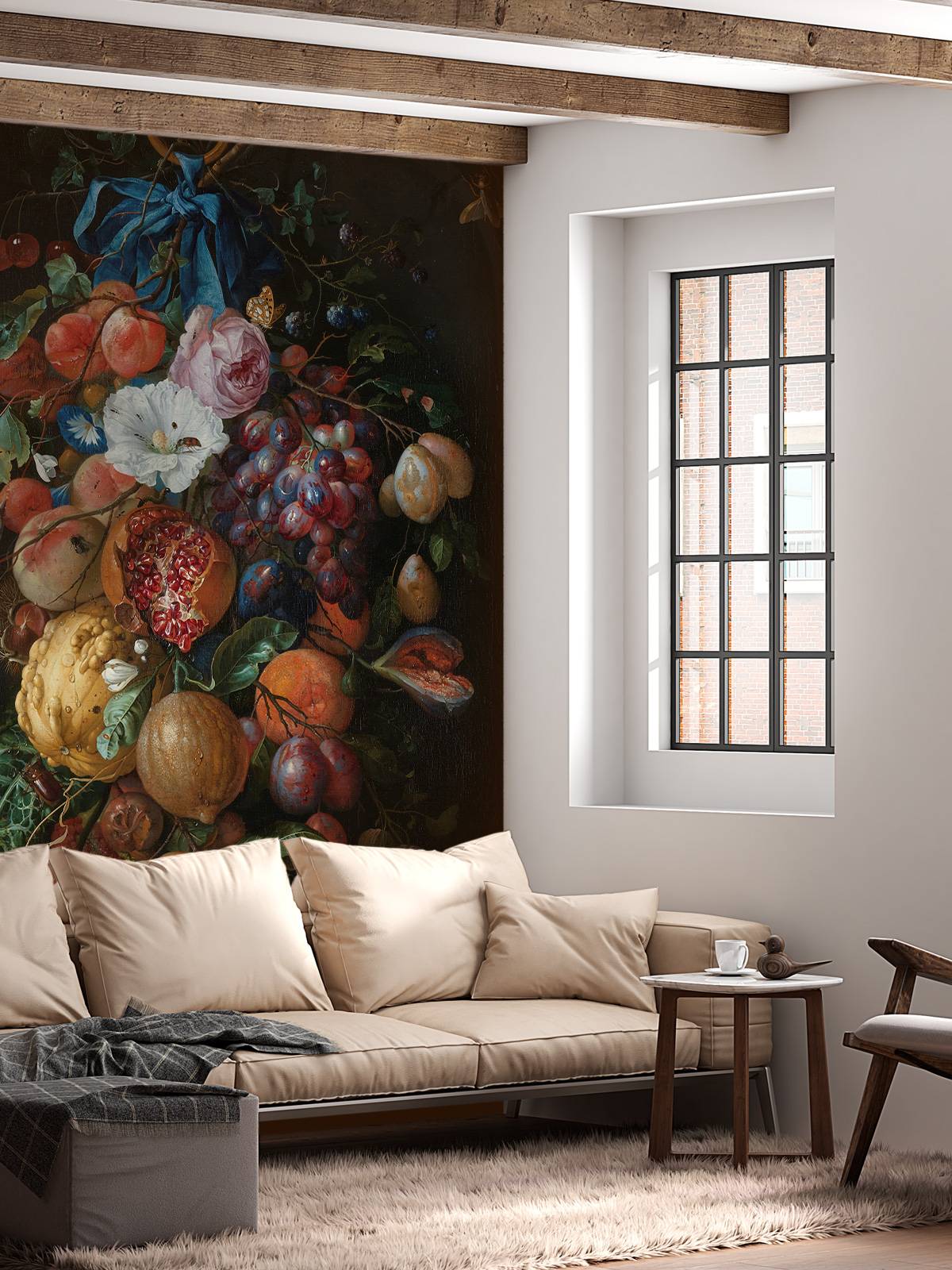 Festin de fruits et de fleurs