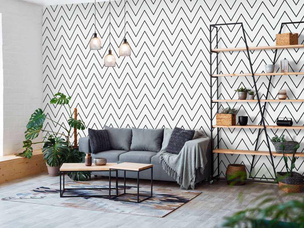 Motif en zigzag