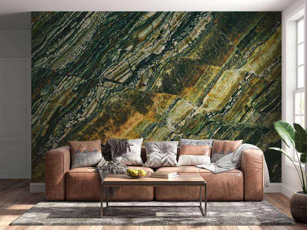 Marbre vert cassé