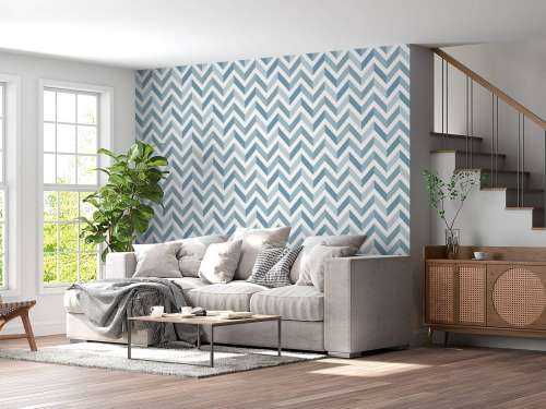 Chevron bleu