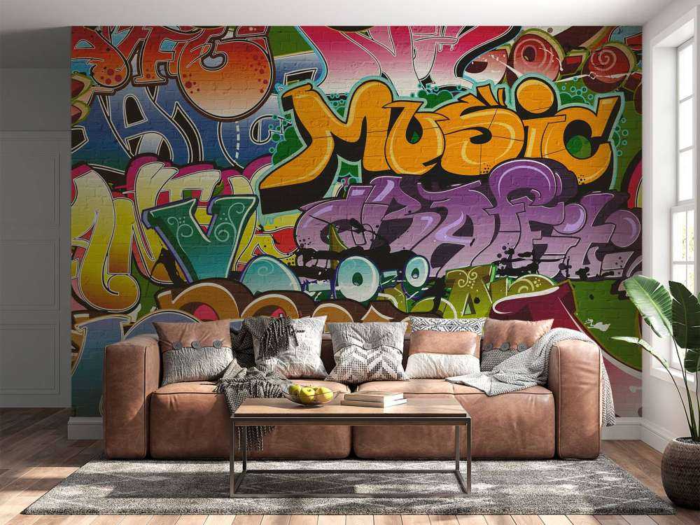 Graffitis sur les murs