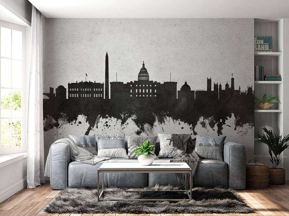 Aquarelle skyline, Washington