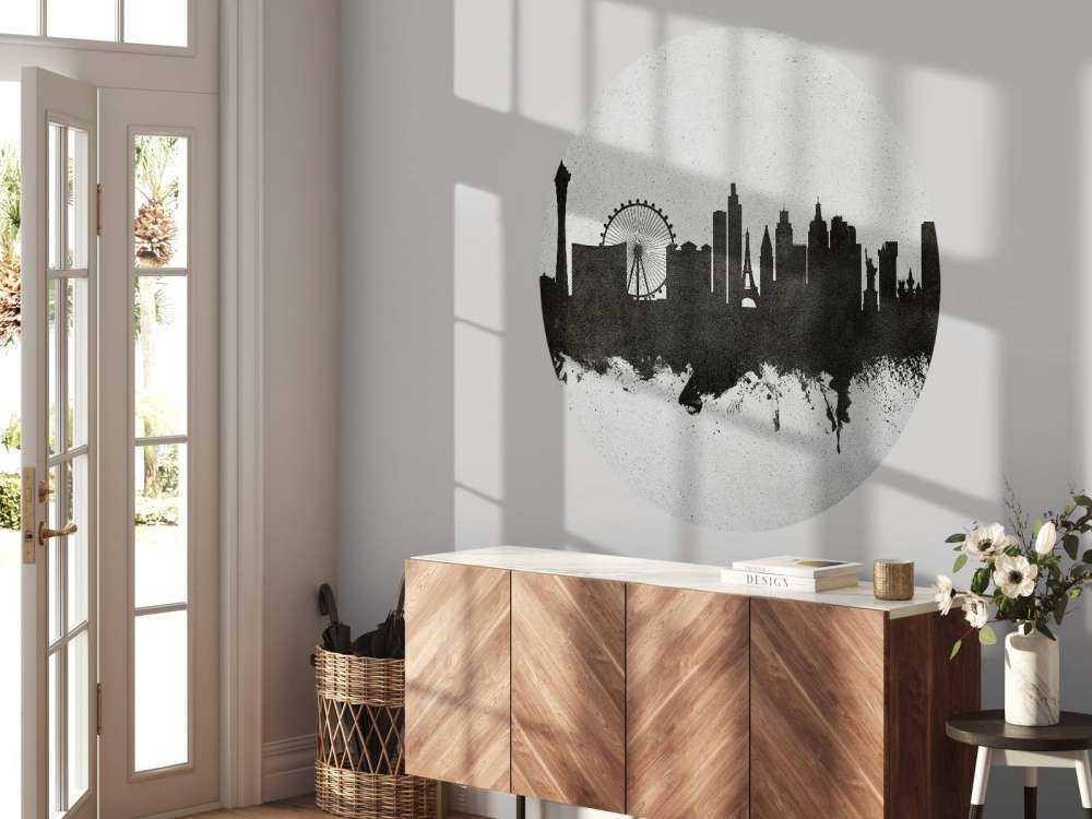 Aquarelle skyline, Las Vegas