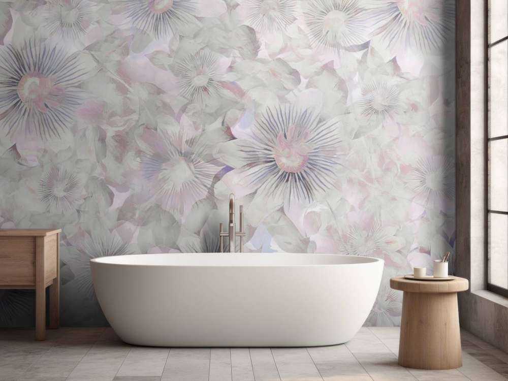 Élégance Aquarelle Botanique Aube Lilas