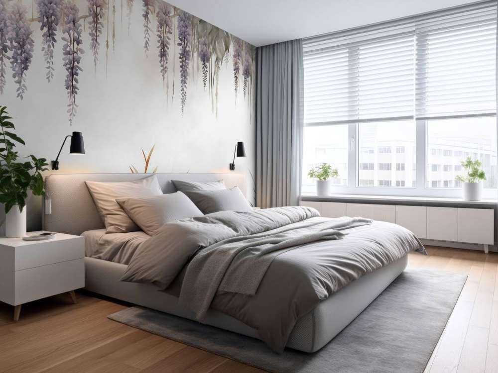 Glycine et Graminées Beige