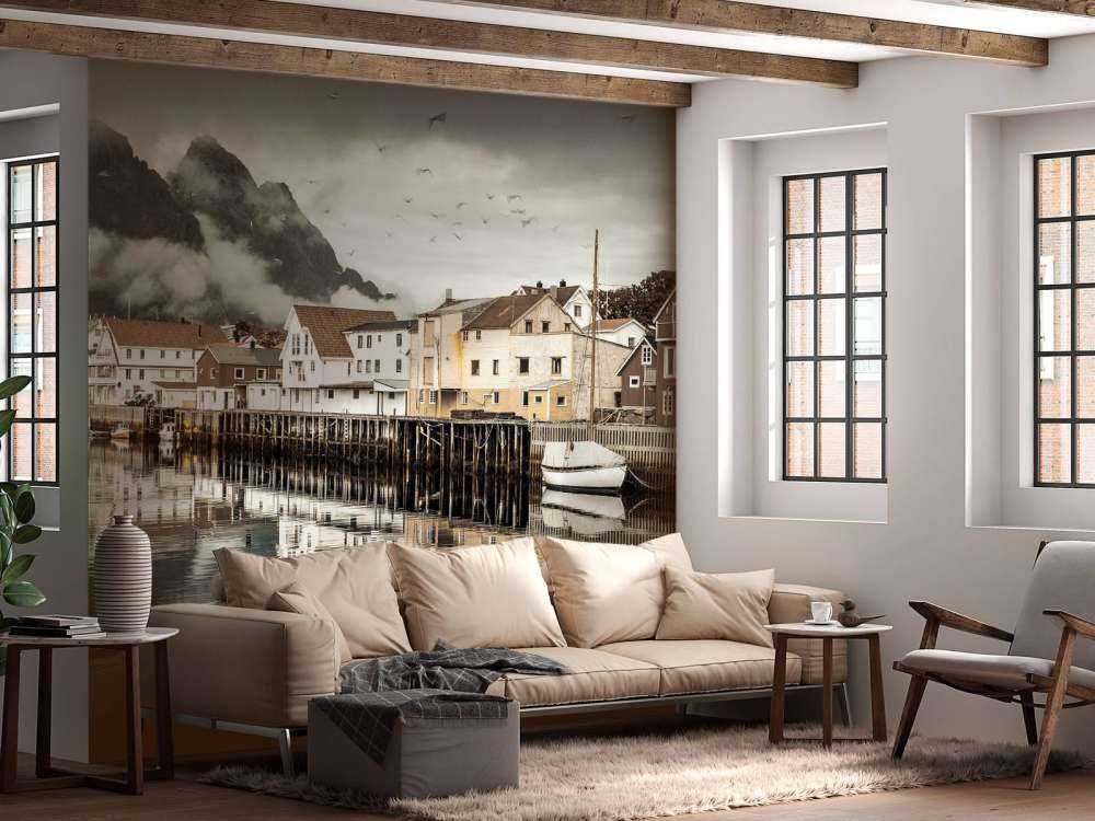 Village de pêcheurs sur les îles Lofoten