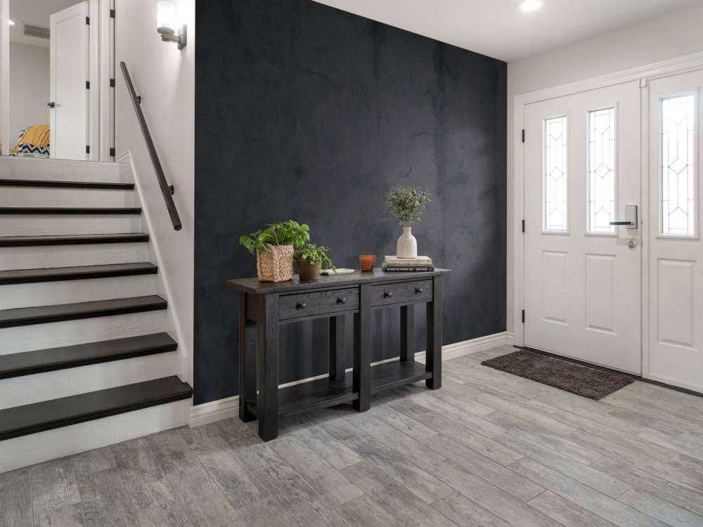 Béton gris anthracite