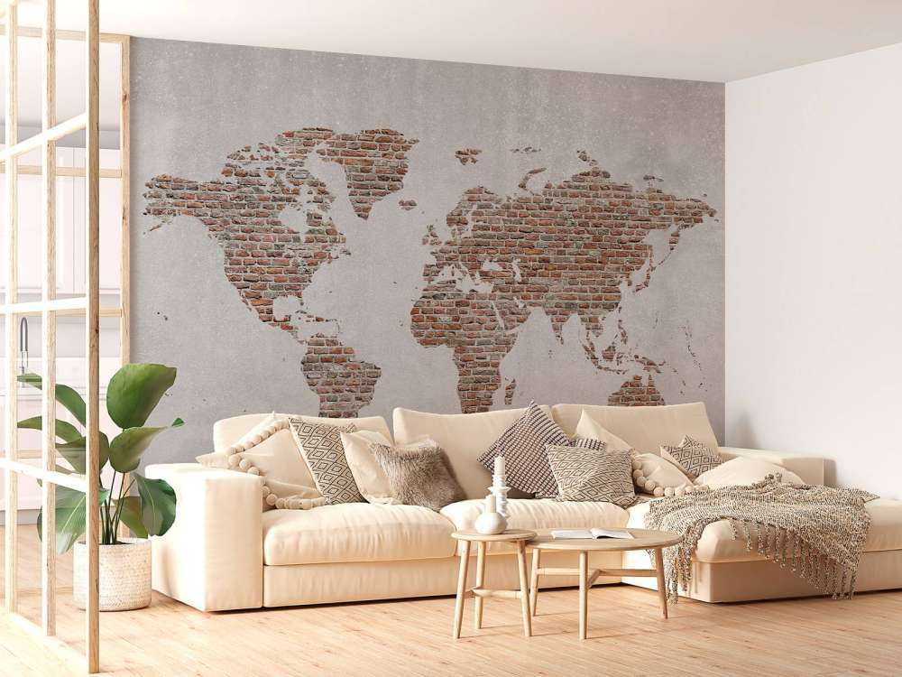 Pierres de la carte du monde