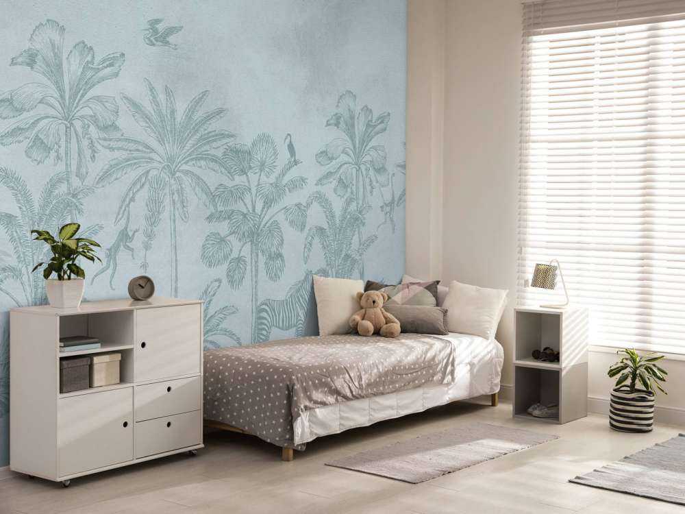 Animal jungle bleu
