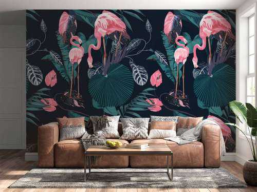 Flamants roses sauvages