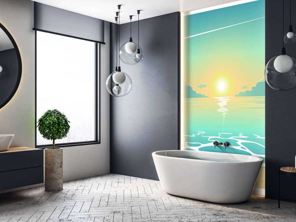 Lever de soleil dessiné