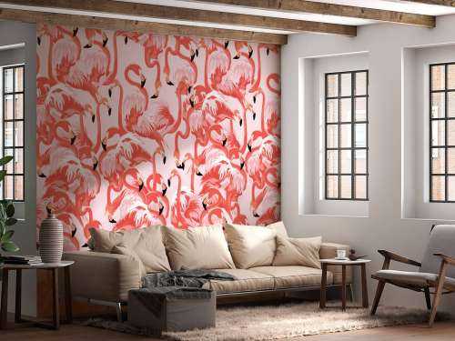 Flamants roses exotiques