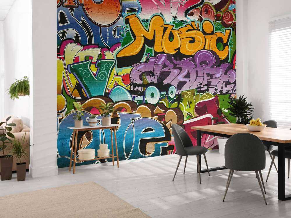 Graffitis sur les murs