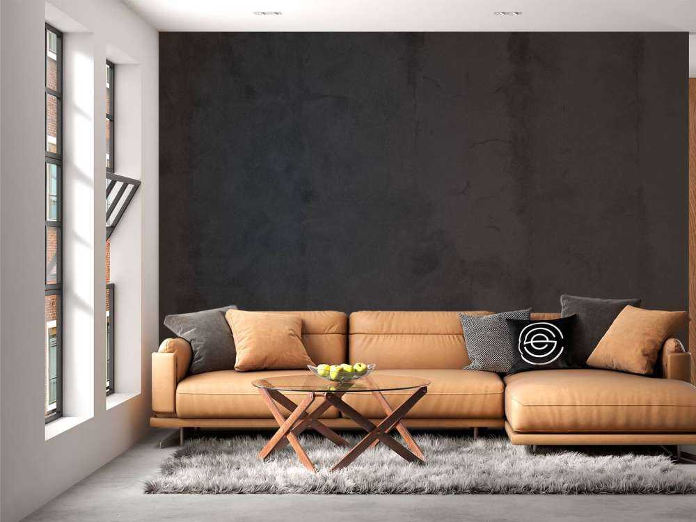 Béton gris anthracite