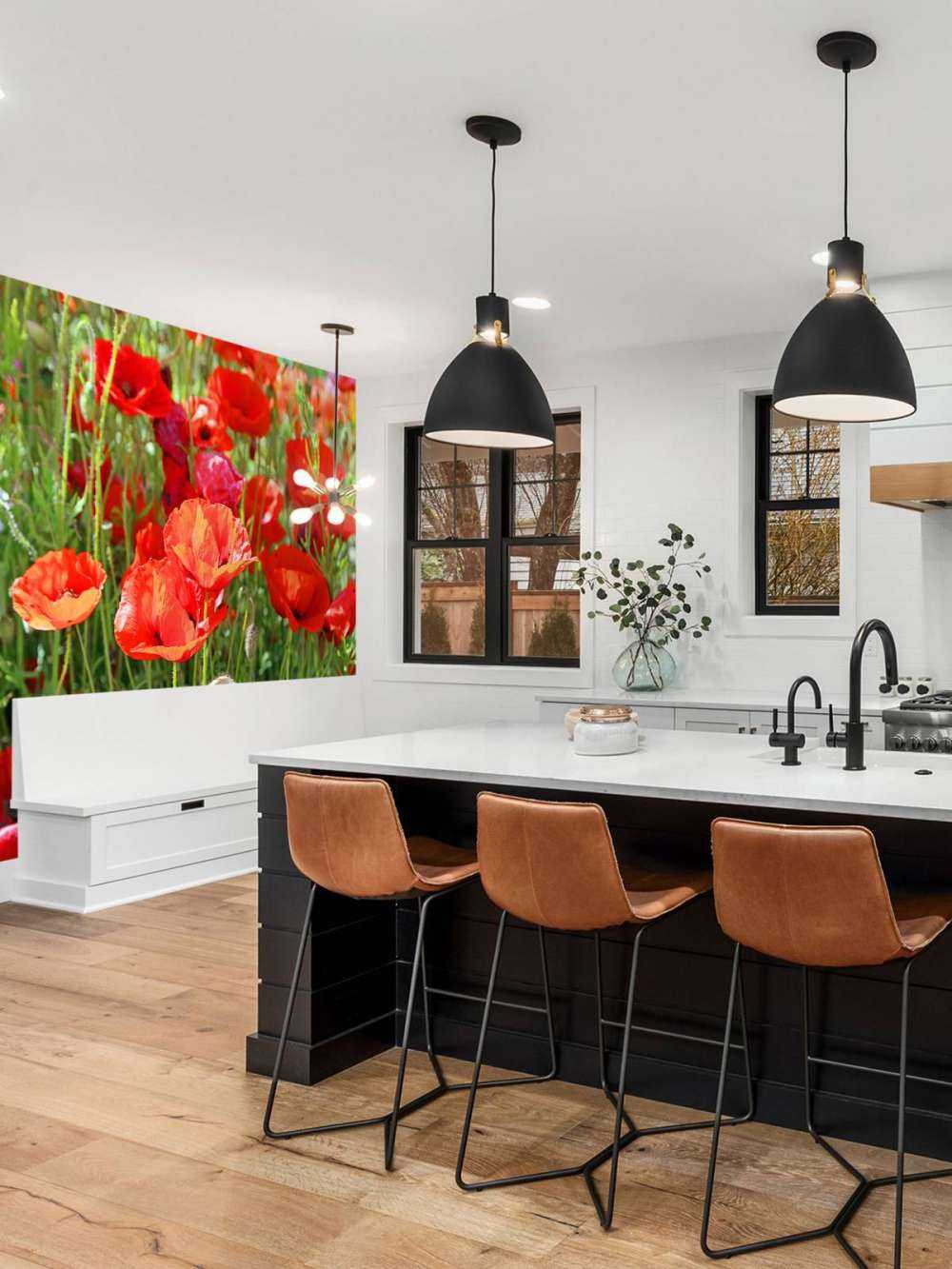 Gros plan sur des coquelicots