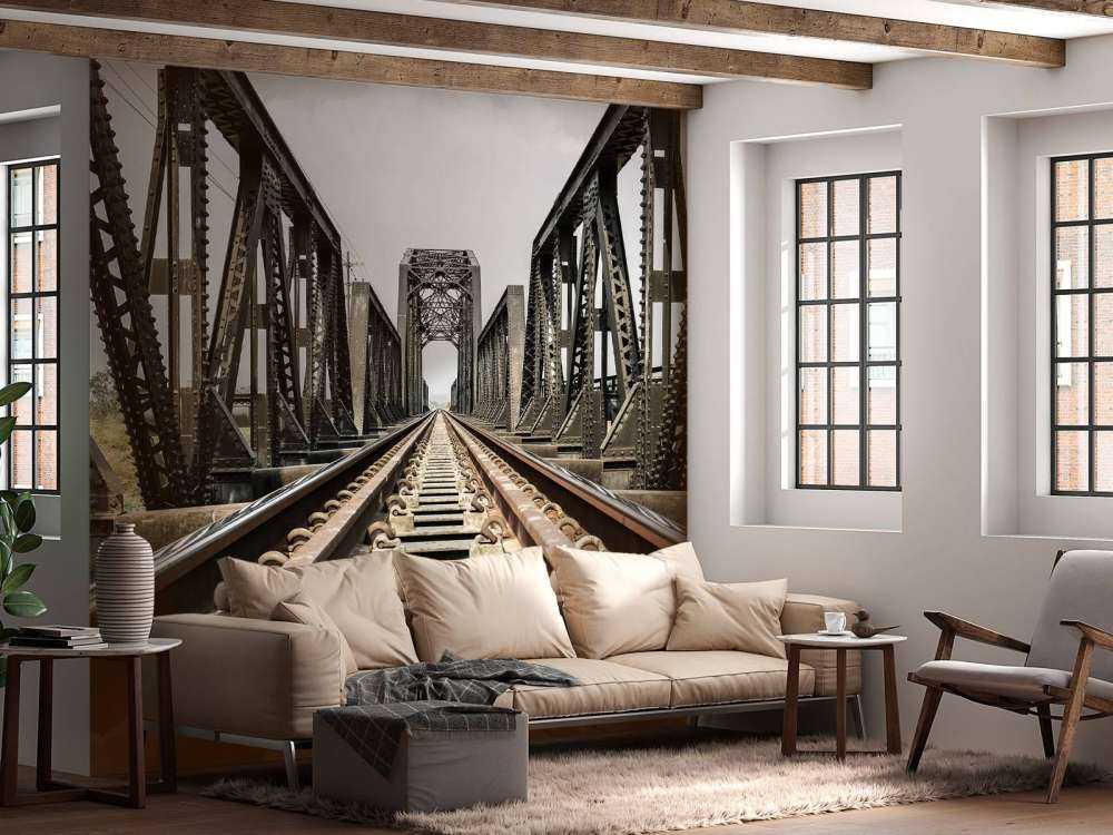 Pont ferroviaire métallique