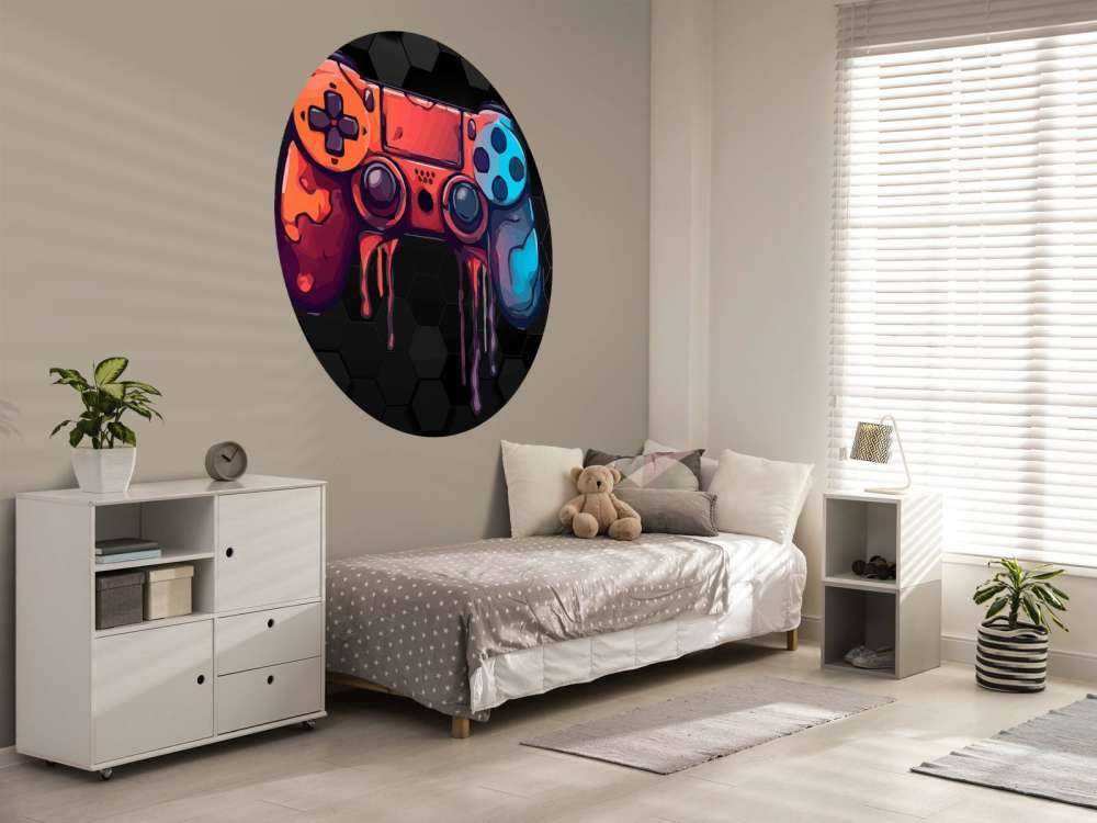 Manette de jeu dégoulinante