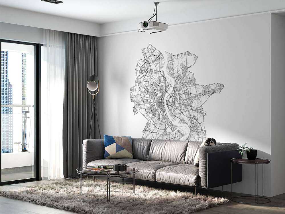 Plan de Cologne, blanc