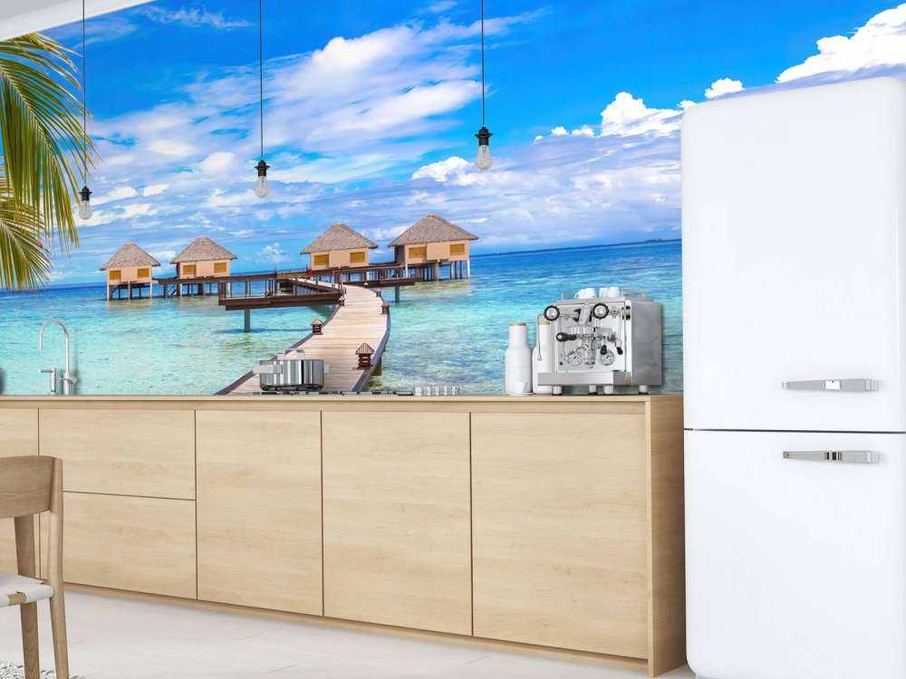 Villas aquatiques aux Maldives