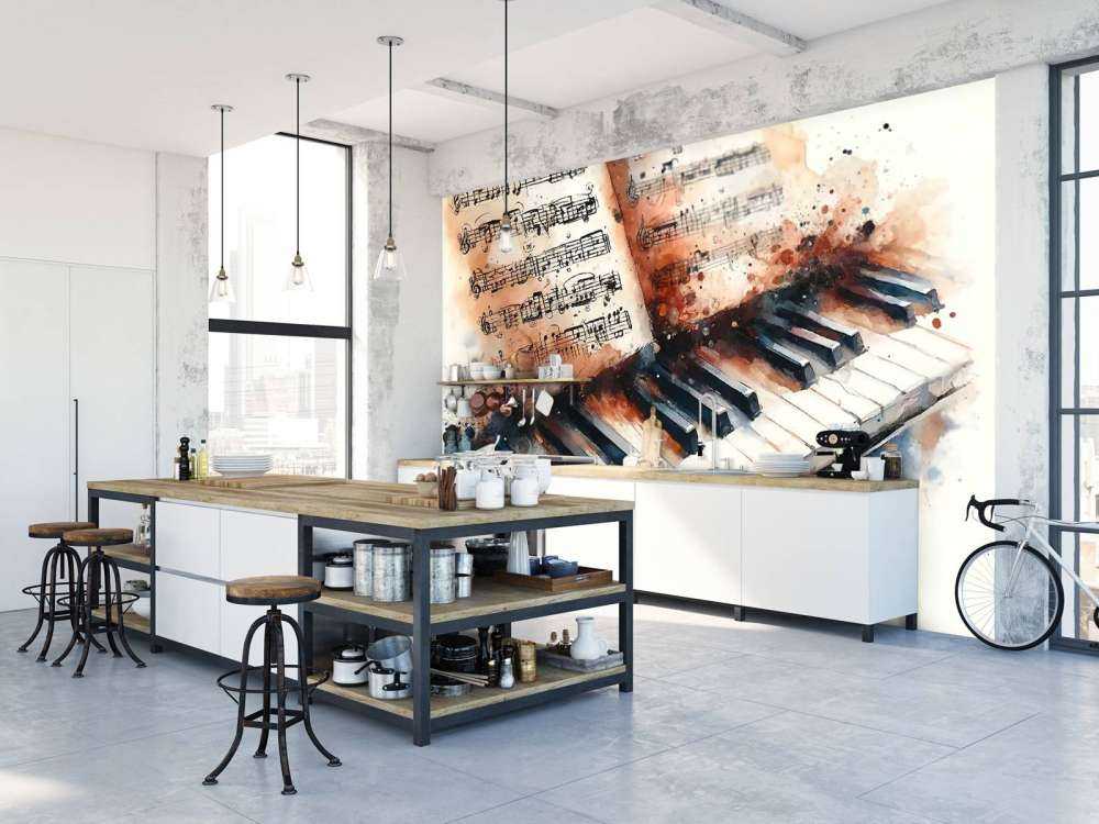 Harmonie Mélodique Capturée en Traits Artistiques