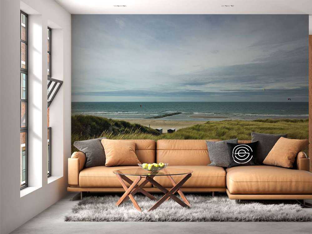 La plage depuis les dunes