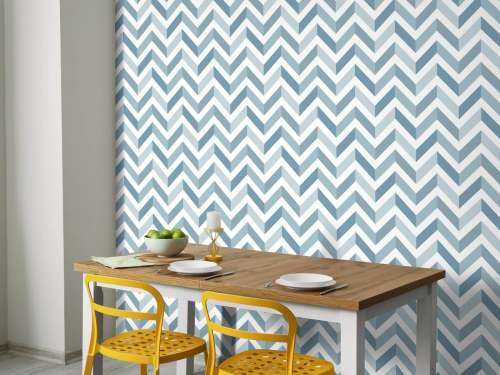 Chevron bleu
