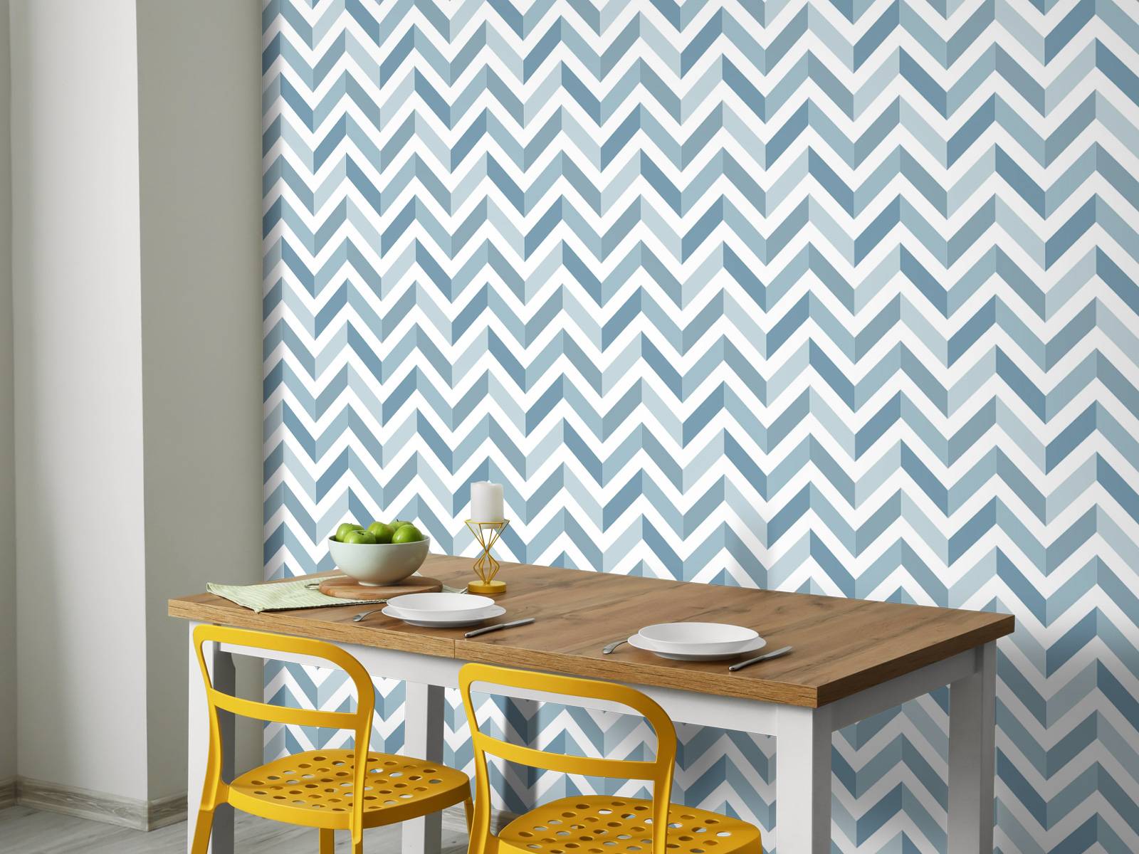 Chevron bleu