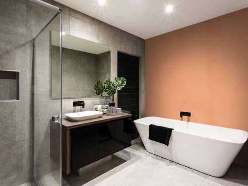 Béton orange clair