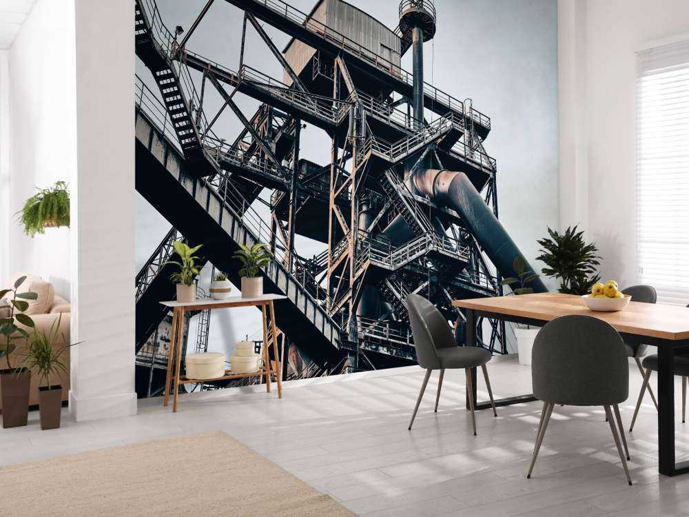 Usine sidérurgique désaffectée