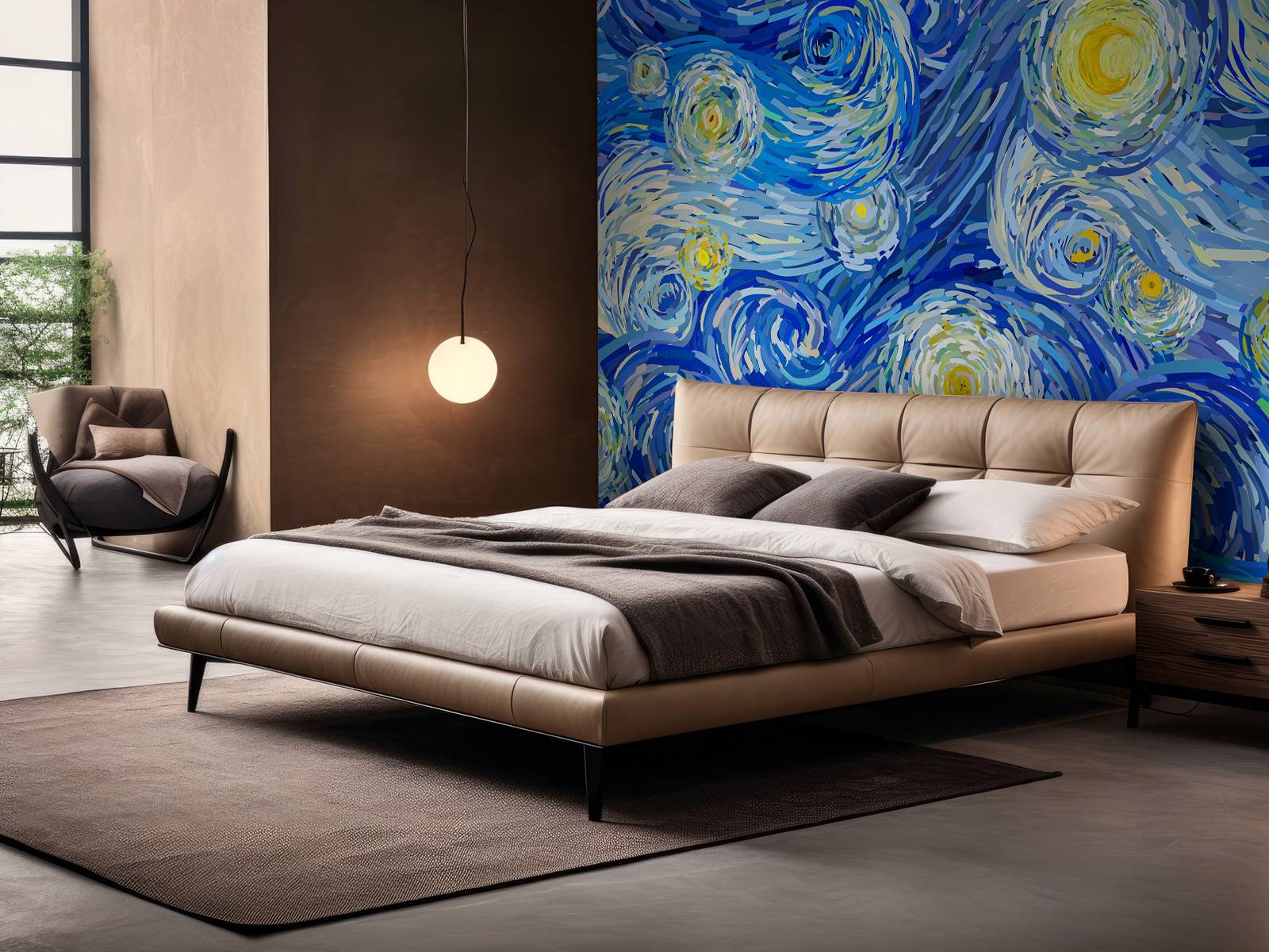 Illustration de nuit étoilée