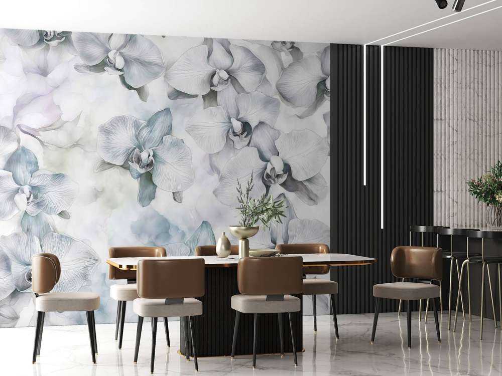 Mélodies d'orchidées aquarelle