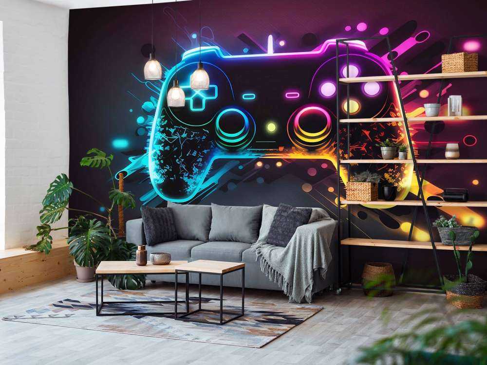 Explosion de jeux néon