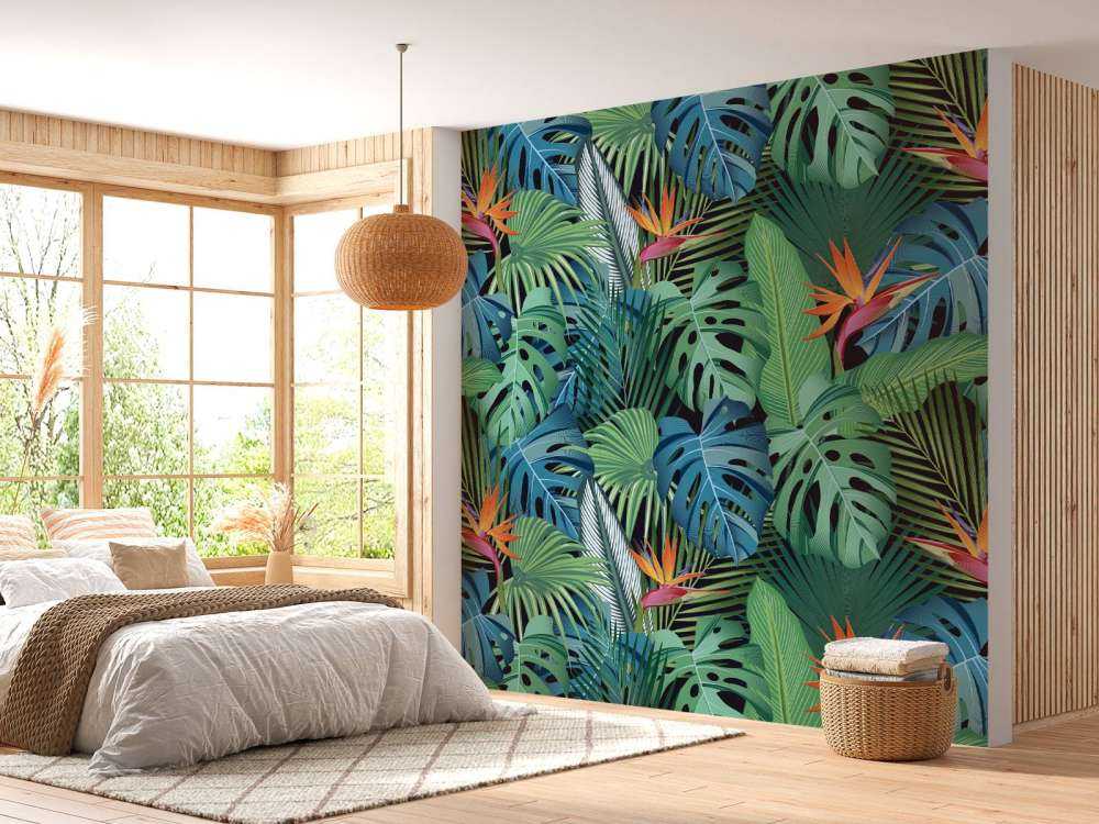 Motif Fleur d'oiseau de paradis