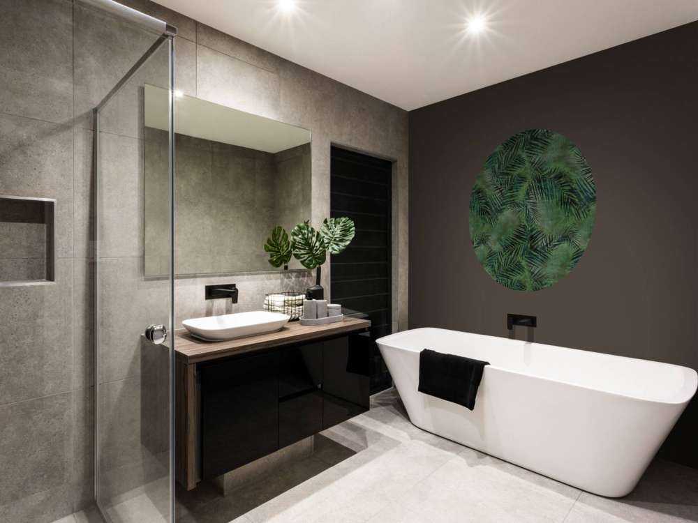 Feuilles vertes tropicales