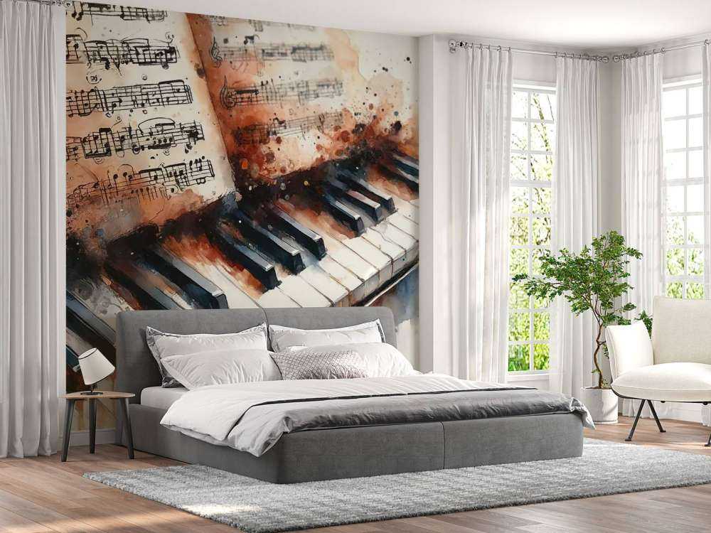 Harmonie Mélodique Capturée en Traits Artistiques