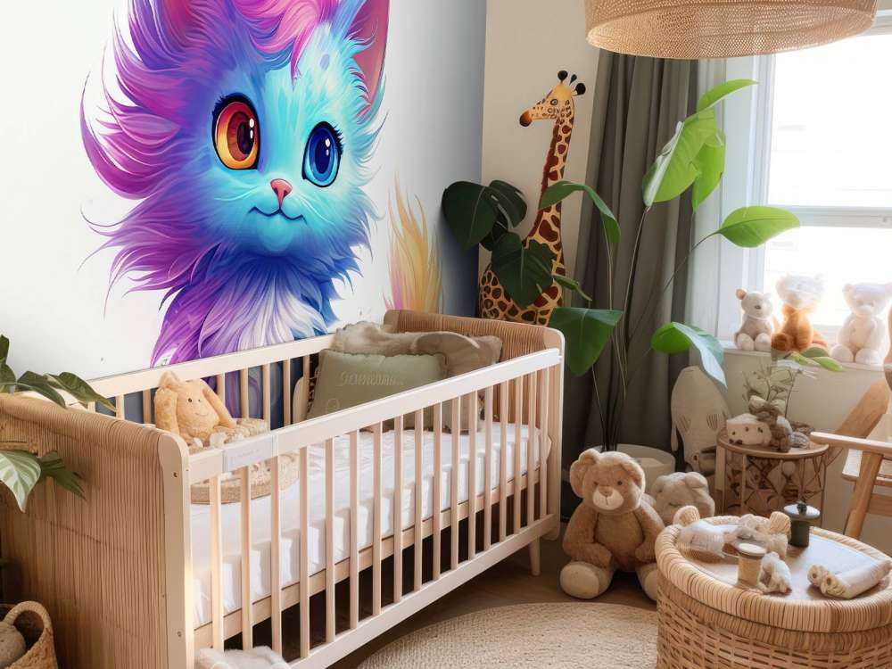 Bébé chat rainbow