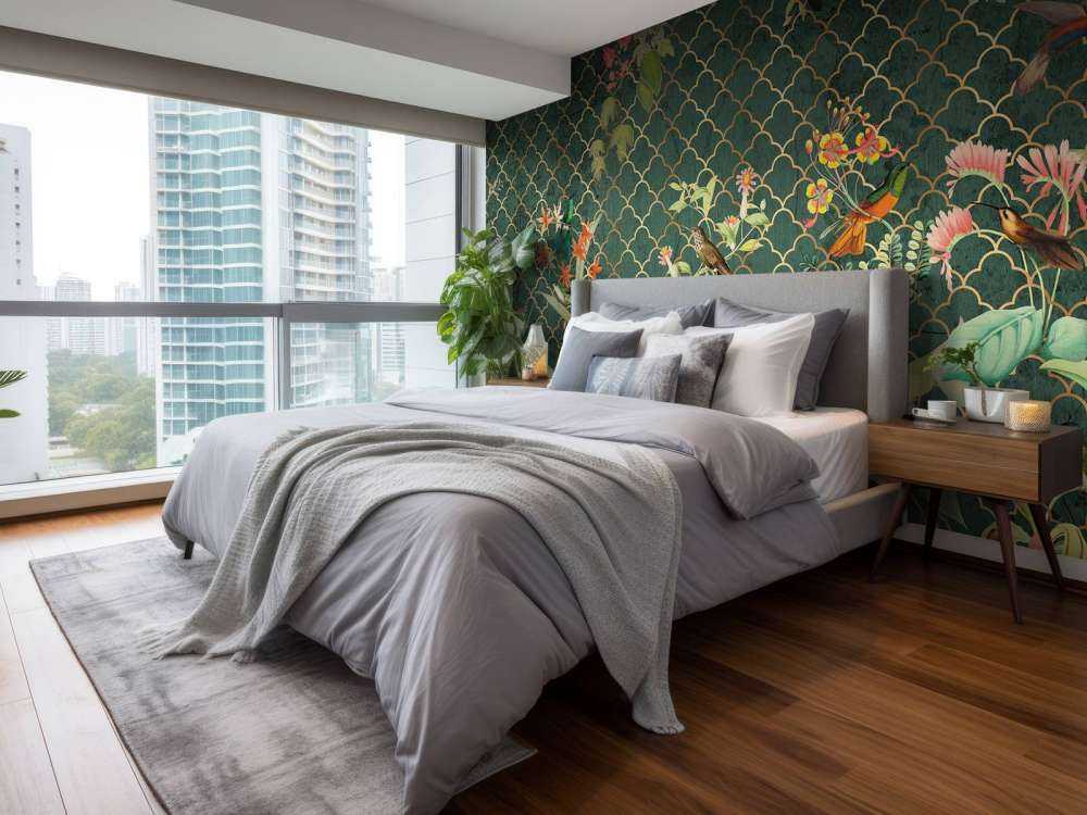 Élégance de la jungle avec de l'or