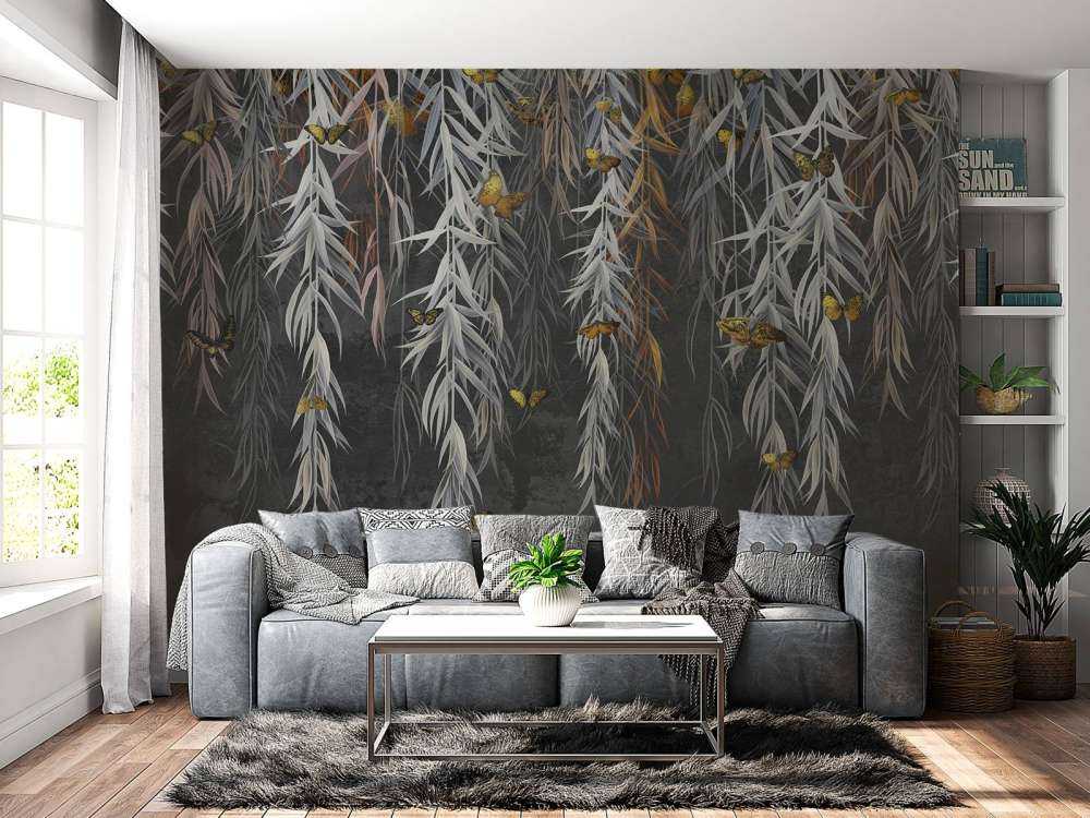 Branches avec papillons